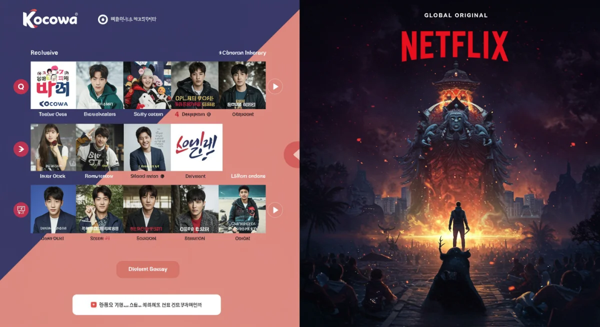 Catálogos exclusivos de Kocowa y Netflix para doramas
