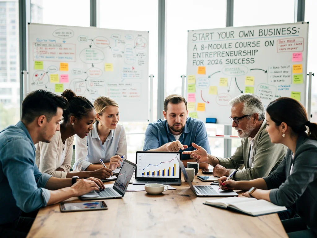 Start Your Own Business: 8-Module Course for 2026 Success