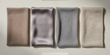 Fabric Focus 2026: A collection of organic cotton, Tencel, recycled polyester, and merino wool swatches for everyday clothing.